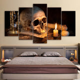 Scary Skull Painting