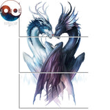 Yin and Yang Dragons