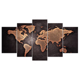 Abstract Map Wall Art Paintings