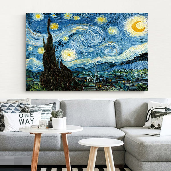 Elegant Poetry Starry Night by Vincent Van Gogh