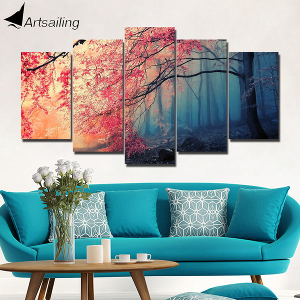 Cherry Blossoms Wall Art Paintings