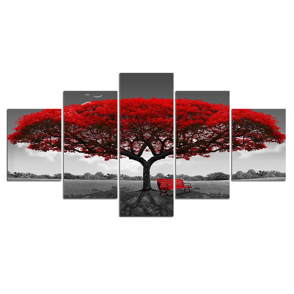 Tree Scenery Art Canvas