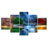 Tree Scenery Art Canvas