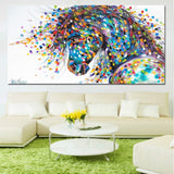 Horse Painting Abstract Wall Art