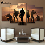 Patriotic US Military Soldiers Painting